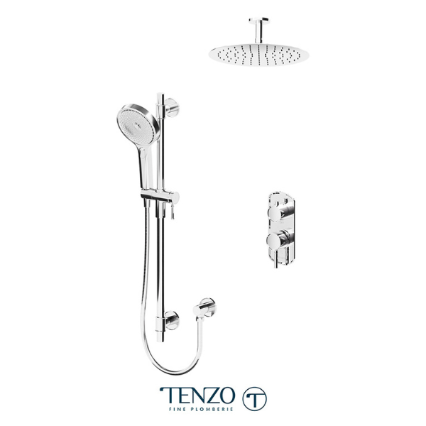 TENZO ALYPB32-21132-XX 2 FUNCTIONS PRESSURE BALANCE SHOWER KIT, ALYSS