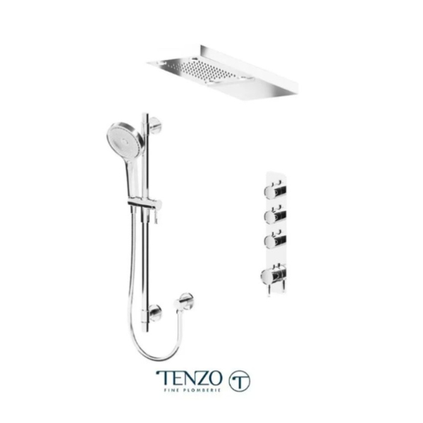 TENZO ALYT43-56152-XX EXTENZA 3 FUNCTIONS THERMOSTATIC SHOWER KIT, ALYSS