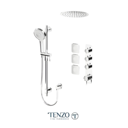 TENZO ALYT43-601658-XX EXTENZA 3 functions shower kit, Alys