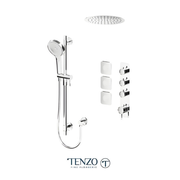 TENZO ALYT43-601658-XX EXTENZA 3 functions shower kit, Alys
