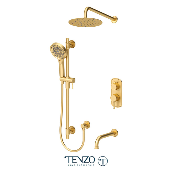 TENZO ALYPB33-501115-XX 3 FUNCTIONS PRESSURE BALANCE SHOWER KIT, ALYSS