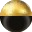 Brushed gold / Matte black