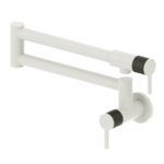 Pot filler faucet Calozy matte white / matte black