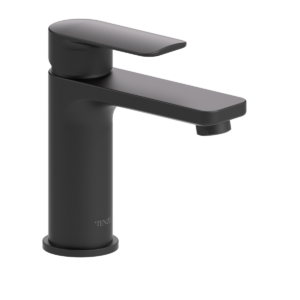 Delano single hole lavatory faucet matte black