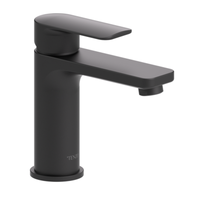 Delano single hole lavatory faucet matte black