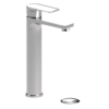 Delano single hole tall lavatory faucet chrome with (overflow) drain