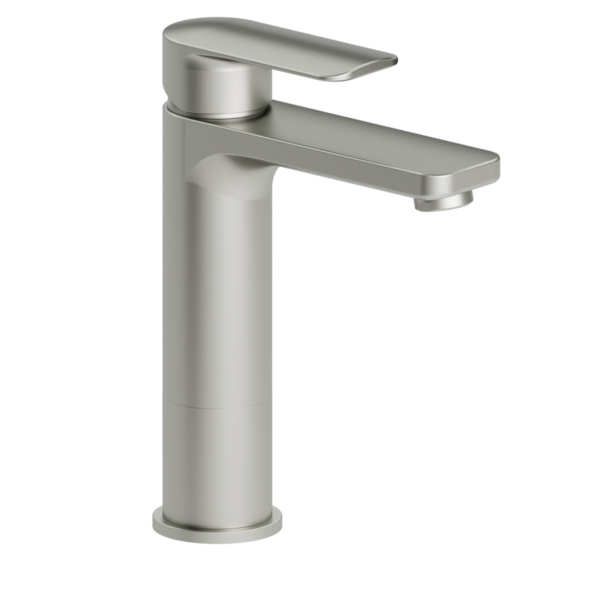 Delano single hole tall lavatory faucet brushed nickel