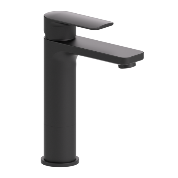 Delano single hole lavatory faucet matte black