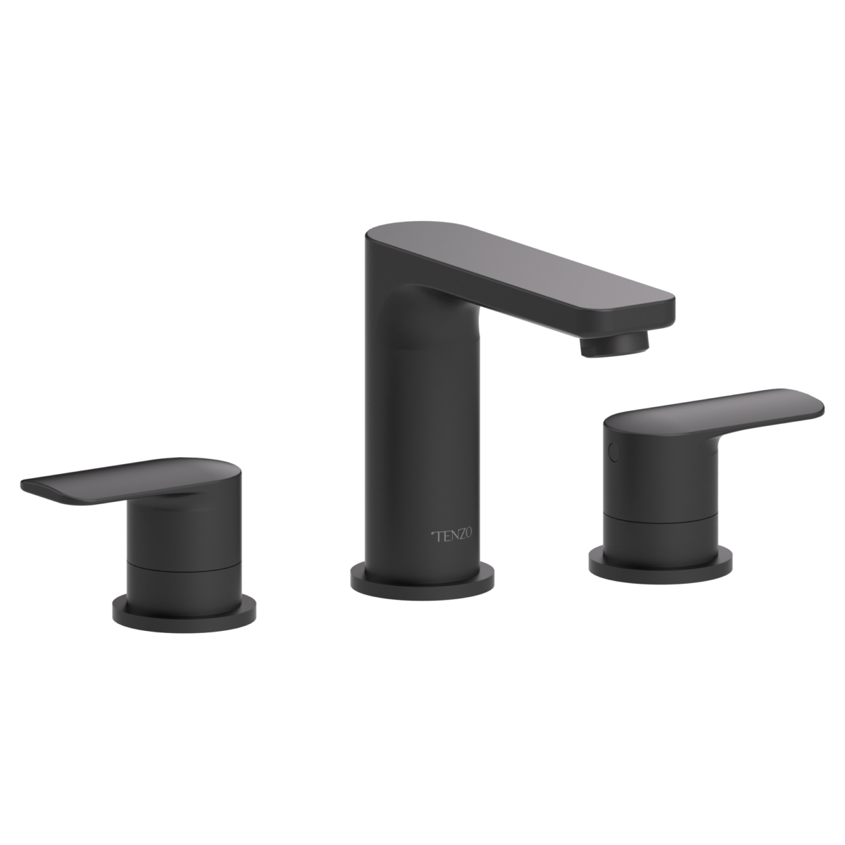 Delano 8in lavatory faucet matte black with (W/O overflow) drain