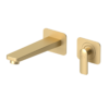 Wall mount lavatory faucet Delano brushed gold