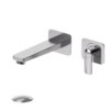 Wall mount lavatory faucet Delano chrome with (W/O overflow)