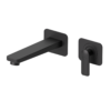 Wall mount lavatory faucet Delano matte black