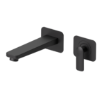 Wall mount lavatory faucet Delano matte black
