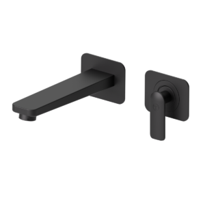Wall mount lavatory faucet Delano matte black