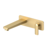 Wall mount lavatory faucet Delano brushed gold