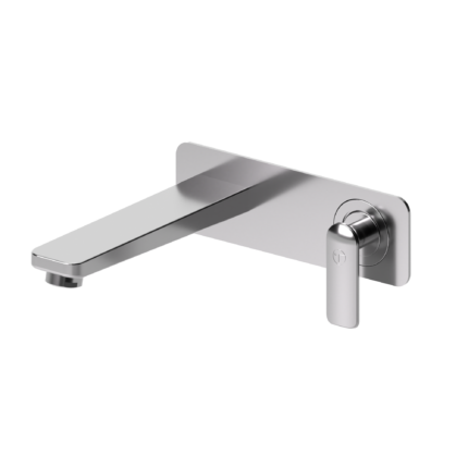 Wall mount lavatory faucet Delano chrome with (W/O overflow)