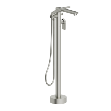 Delano floor mount 3 pcs tub filler brushed nickel