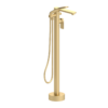 Delano floor mount 3 pcs tub filler brushed gold