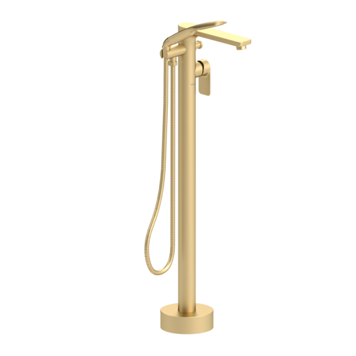 Delano floor mount 3 pcs tub filler brushed gold