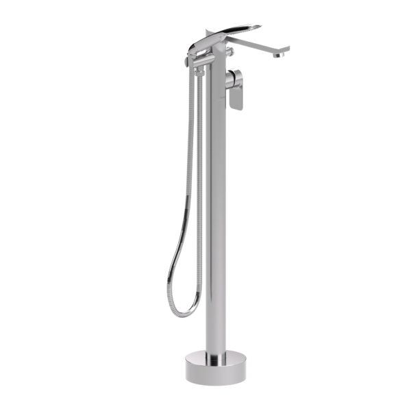 Delano floor mount 3 pcs tub filler chrome