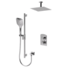 Delano T-Box kit 2 functions pres bal chrome finish