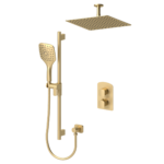 Delano T-Box kit 2 functions pres bal brushed gold finish