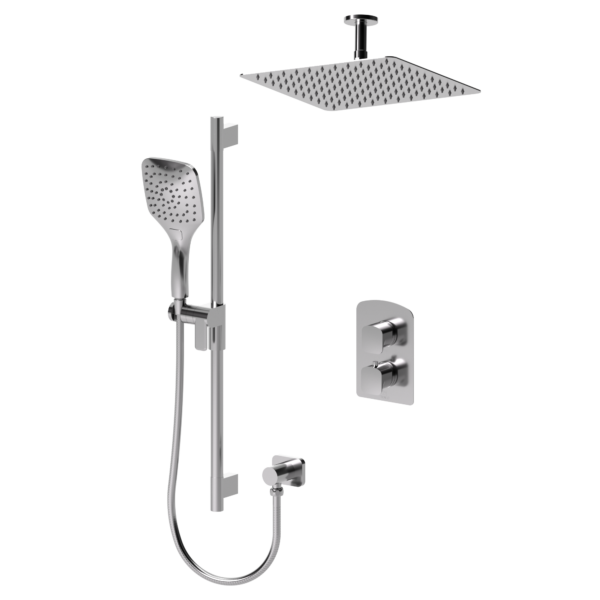 Delano T-Box kit 2 functions pres bal chrome finish