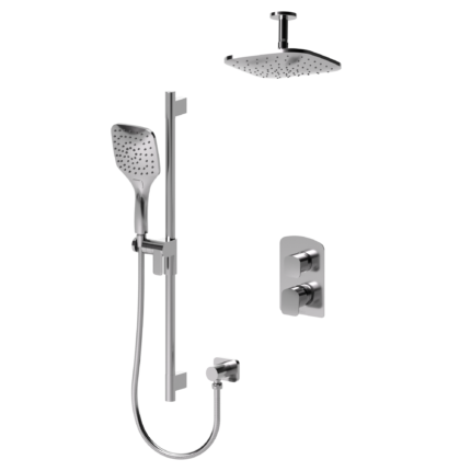 Delano T-Box kit 2 functions pres bal chrome finish