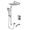 Delano T-Box kit 3 functions pres bal chrome finish