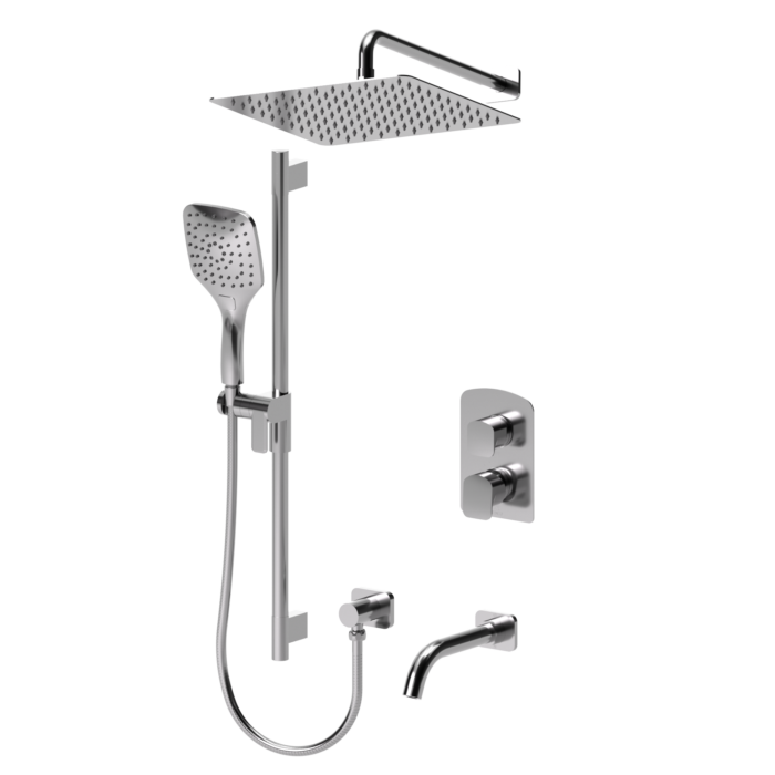 Delano T-Box kit 3 functions pres bal chrome finish