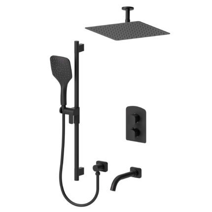 Delano T-Box kit 3 functions pres bal matte black finish