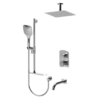Delano T-Box kit 3 functions pres bal chrome finish