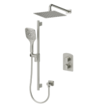 Delano T-Box kit 2 functions thermo brushed nickel finish