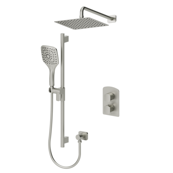 Delano T-Box kit 2 functions thermo brushed nickel finish