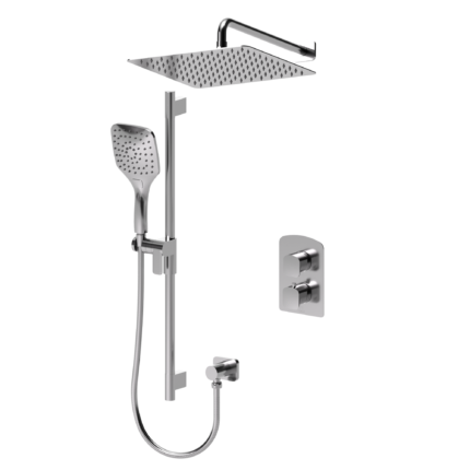 TENZO DET32-20112 Delano T-Box kit 2 functions thermo chrome finish