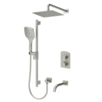 Delano T-Box kit 3 functions thermo brushed nickel finish
