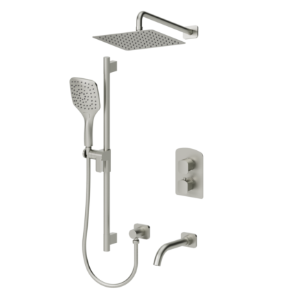 Delano T-Box kit 3 functions thermo brushed nickel finish
