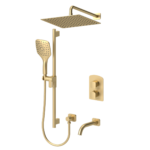 Delano T-Box kit 3 functions thermo brushed gold finish