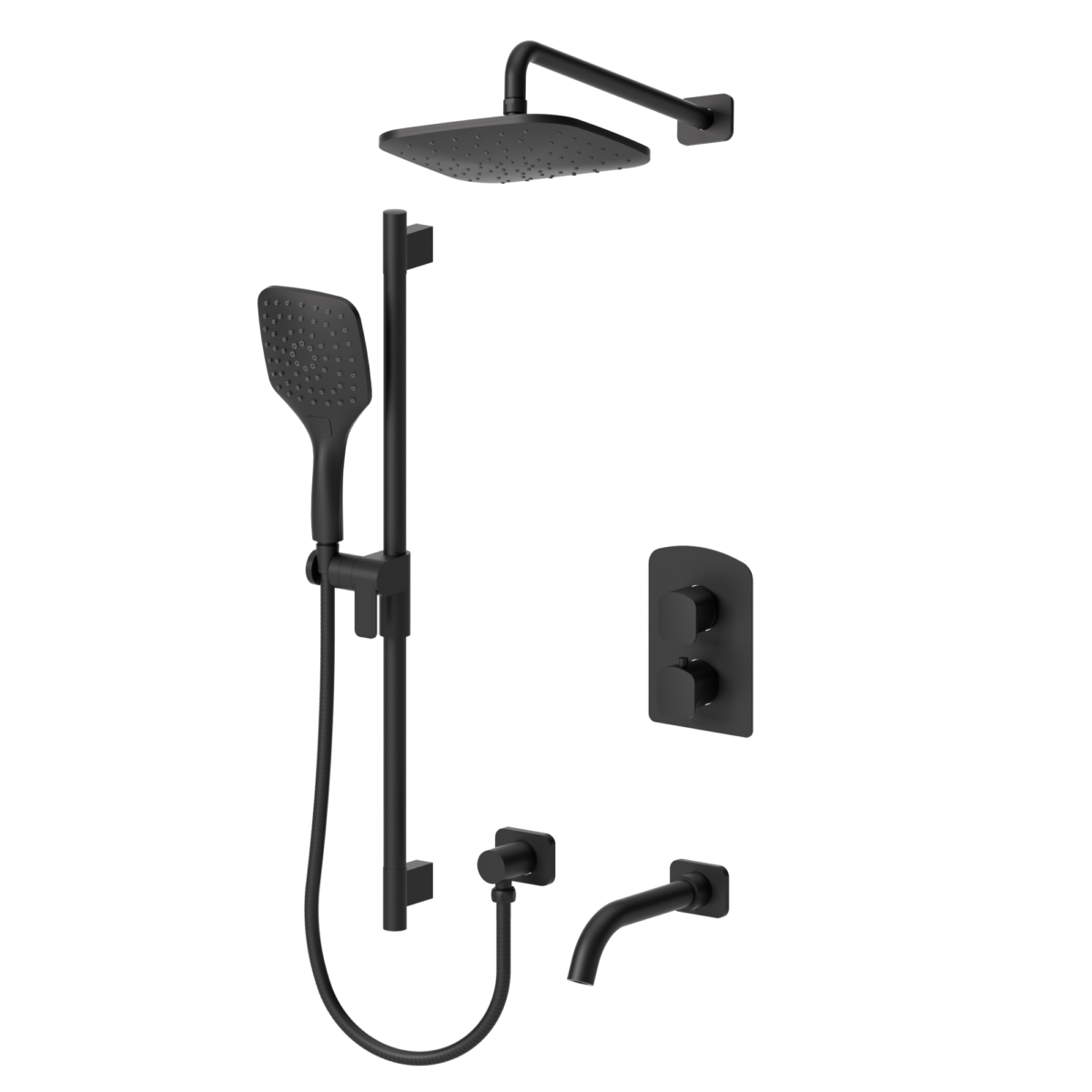 Delano T-Box kit 3 functions thermo matte black finish