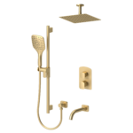 Delano T-Box kit 3 functions thermo brushed gold finish