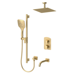 Delano T-Box kit 3 functions thermo brushed gold finish