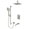 Delano T-Box kit 3 functions thermo brushed nickel finish