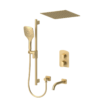Delano T-Box kit 3 functions thermo brushed gold finish