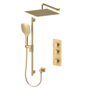 Delano Extenza kit 2 functions thermo brushed gold finish
