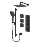 Delano Extenza kit 3 functions thermo matte black finish
