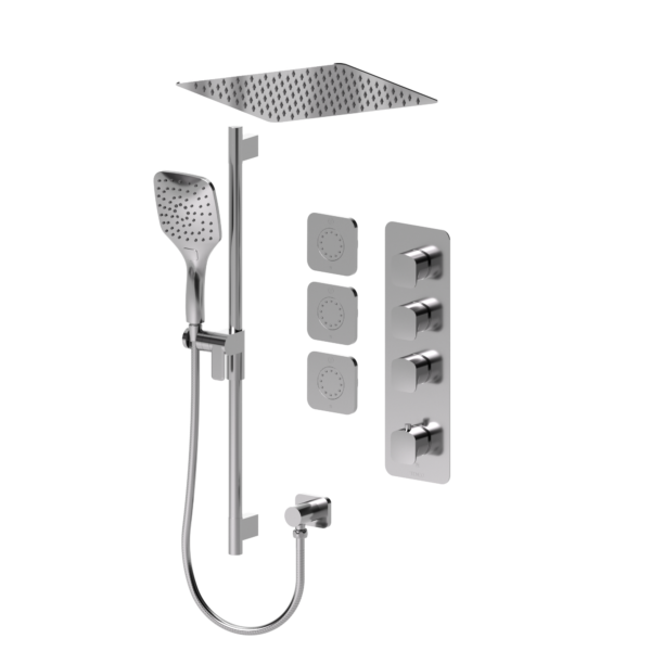 Delano Extenza kit 3 functions thermo chrome finish
