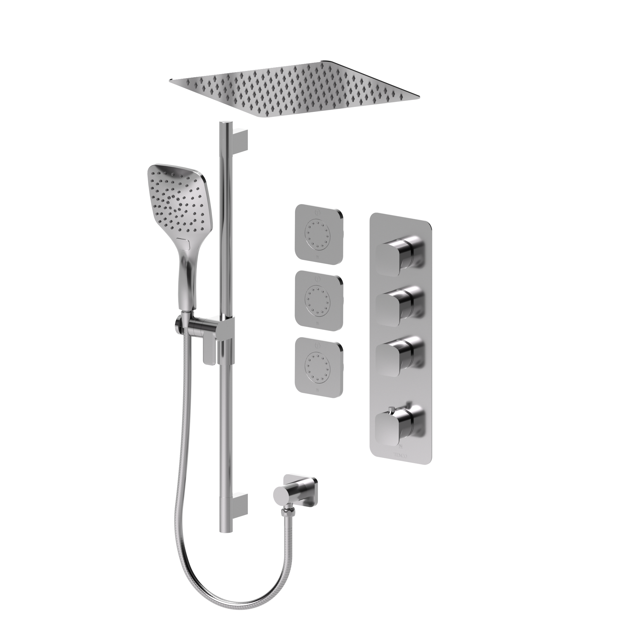 Delano Extenza kit 3 functions thermo chrome finish