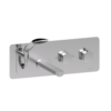 Wall mount tub faucet with retractable hose Delano chrome