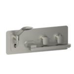 Wall mount tub faucet with swivel spout Delano brushed nickel