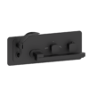 Wall mount tub faucet with swivel spout Delano matte black